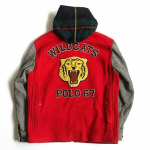 【極美品】POLO RALPH LAUREN 【ハイブリッド バーシティジャケット】L スタジャン ラルフローレン 2211215