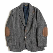 【極美品】RRL 【Tweed Sport Coat】XL エルボーパッチ ツイード ジャケット スポーツコート ウール 2310032_画像1