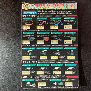 バスマスターズ攻略カード