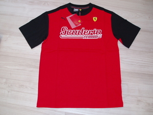 即決！新品★PUMA(プーマ)×FERRARI(フェラーリ)モータースポーツRACE STATEMEN 半袖シャツ 【men'sのM相当】￥7,150　送料185円より　SU66