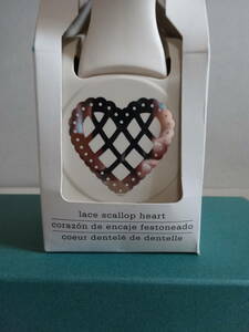 未開封　レア　マーサスチュワート　ラージサイズ クラフトパンチ　レース・スカロップ・ハート（lace scallop heart)　MARTHA STEWART