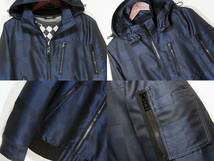 極美品！Safari掲載！シャドーチェック　パーカー　ジャケット Mサイズ▼ブラックレーベルクレストブリッジ　BLACK LABEL CRESTBRIDGE_画像2