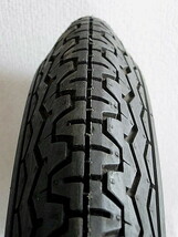 ダンロップ・レーシング・タイヤ　KR73■60～'70年代の「おむすび」タイヤ■2.75-18 未使用品■DUNLOP RACING TIRES　_画像2