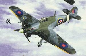 1/144 ホーカーハリケーン Mk.Ⅱ イギリス空軍 ♯8 バンダイ ウイングクラブコレクション2