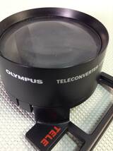 U797○OLYMPUS オリンパス TELECONVERTER LENS テレコンバーターレンズ 1.3 × Quick Shooter AFL-S カメラ用 ケース付 【未確認】_画像7