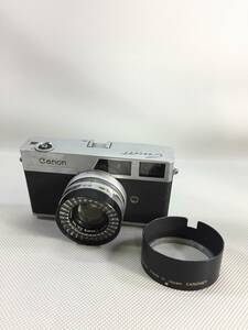 S2804○Canon キャノン Canoneｔ キャノネット フィルムカメラ レンズ/45mm 1：1.9 シャッター不可 【未確認】