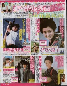 310 ★ 切り抜き ★ 山口百恵 薬師丸ひろ子 松田聖子 原田知世 小泉今日子 中山美穂 宮沢りえ長澤まさみ西野七瀬平手友梨奈★3p 葉月つばさ