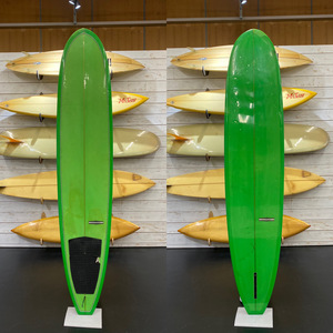 【10,000円スタート！最低落札価格なし！売り切り！】yu surfboards / 9`4ft サーフィン ロングボード シングルフィン ピンライン