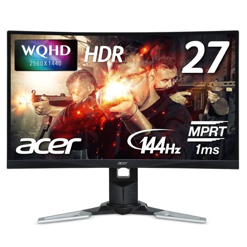 ほぼ未使用】【即納】 acer KB272 ゲーミングモニター 27インチ-