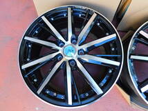 新品 未使用 4本Set 18ｘ7.0J+53 5H PCD114.3 STEINER SF-V ブラック/ポリッシュ BP 売切_画像4