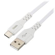 Type-Cケーブル AudioComm Type-Cケーブル USB-A to USB-C 1m ホワイト｜SMT-L10CAS-W 01-7128 オーム電機_画像2