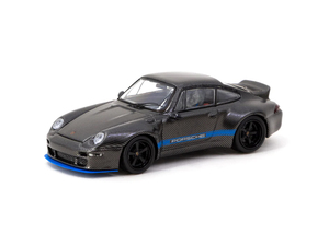 Tarmac Works 1/64 993 Remastered By Gunther Werks Black Carbon Fiber