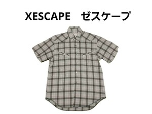 XESCAPE　ゼスケープ　半袖 ウエスタンシャツ　Mサイズ