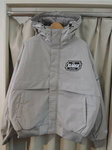 X-LARGE エクストララージ NYLON PUFFER JACKET グレー M 最新人気品 公式HP 完売　値下げしました！