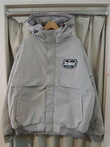 X-LARGE エクストララージ NYLON PUFFER JACKET グレー XL 2023冬 最新人気商品 