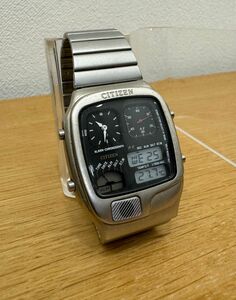 CITIZEN アナデジ 腕時計 110055 完動品