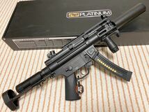 CYMA MP5K Enhanced ☆豪華フルセット・弾道向上カスタム・11.１Vリポバッテリー・ドラムマガジン☆ 電子トリガー搭載 クルツ H&K マルイ _画像3