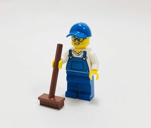 【新品未使用】レゴ　LEGO　ミニフィグ　シティ　清掃員