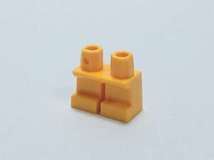 【新品未使用】レゴ　LEGO　ミニフィグ　ショートレッグ　レッグ　足　ブライトライトオレンジ