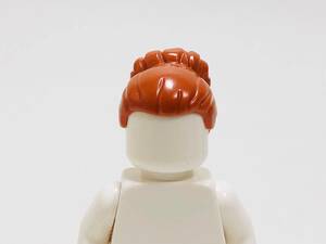 【新品未使用】レゴ　LEGO　ミニフィグ　ヘアー　ヘア　21 お団子　ダークオレンジ