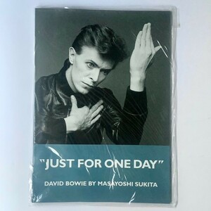 DAVID BOWIE BY MASAYOSHI SUKITA JUST FOR ONE DAY デヴィッド・ボウイ 鋤田正義 写真集　デビッドボウイ