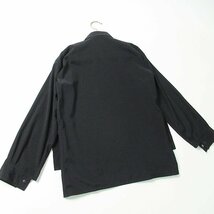 r5a060407★希少 1994AW Yohji Yamamoto Femme ヨウジヤマモトウールギャバジン オーバーサイズ ジャケット 黒 レディース S_画像7