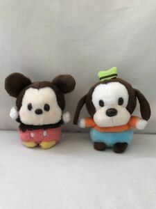【正規品】ディズニーストア　うるぽちゃちゃん　ミッキーマウス　　グーフィー　２点　中古美品　#y-5992