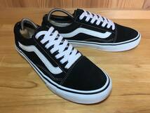 ★VANS バンズ 国内企画 OLD SKOOL オールドスクール Ultra Cush 黒×白 26.0ｃm 美品 Used 検SK8 スケート ハーフキャブ スリッポン_画像6