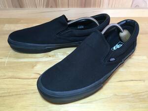 ★VANS バンズ 国内企画 slip on スリッポン 黒×黒 28.5cm 美品 Used 検 SK8 オールドスクール ERA スニーカー