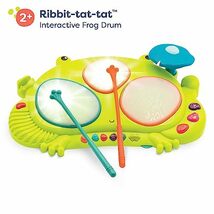 B. toys 電子ドラムのおもちゃ カエルさんのキッズドラム マイクつき 楽器のおもちゃ 2歳~ 正規品_画像3
