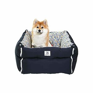 ペット用 ドライブシート ドライブベッド 犬 猫用 車ドライブボックス キャリーバッグ 助手席 お出かけ 飛び出し防止リ・・・