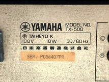 ■□17952-B105　YAMAHA ヤマハ FM/AMチューナー TX-500 _画像9