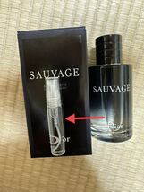 DIOR SAUVAGE EDT ソヴァージュ オトードトワレ　5ML 香水_画像2