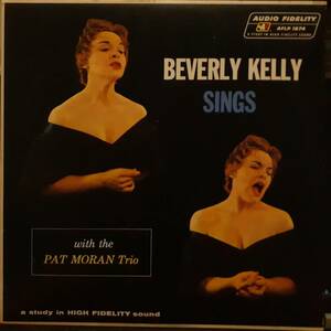 PROMO日本盤LP 見本盤 Beverly Kelly / Sings with Pat Moran Trio 1958年作の77年プレス UXP-68-AF Scott LaFaro (Bill Evans Trio)参加