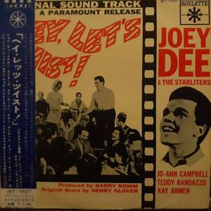 日本ROULETTEオリジLP帯付き Joey Dee&The Starliters / Hey, Let's Twist! 1961年 VICTOR JET-7027 ジョーイ・ディー レッツ・ツイスト！