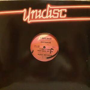 カナダUnidisc盤12インチ！Curtis Mayfield カバー！Destination / Move On Up 1982年 SPEC-1242 カーティス・メイフィールド Disco