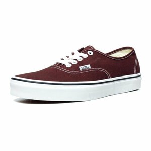 新品 VANS バンズ ヴァンズ US企画 メンズ AUTHENTIC オーセンティック デッキシューズ 茶 ブラウン系 スニーカー US11（29cm）