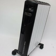 282)DeLonghi デロンギ マルチダイナミックヒーター 10～13畳 MDH15-BK リモコン付き オイルヒーター_画像4