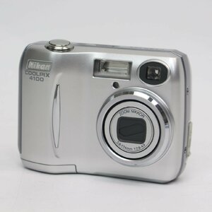 047)【美品】単三電池使用で便利♪ ニコン Nikon COOLPIX E4100 クールピクス コンパクトデジタルカメラ