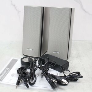 S125)BOSE/ボーズ multimedia speaker system/マルチメディアスピーカーシステム Companion20 PCスピーカー シルバー