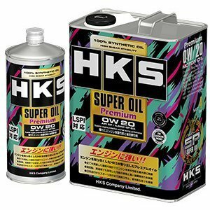 【HKS】スーパーオイルプレミアム（API/SP 規格品 LSPI対応) 100%シンスティック 0W20 4L缶×3缶(合計12L)