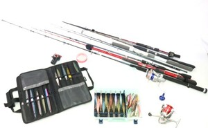 【ト石】 フィッシング用品 セット 釣り竿/リール/ルアー など まとめ Daiwa/SHIMANO 他 EC000EWH82