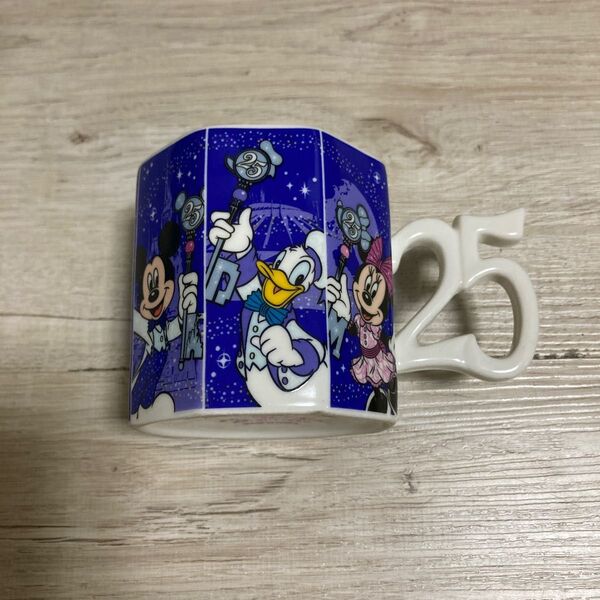 ディズニー25周年マグカップ