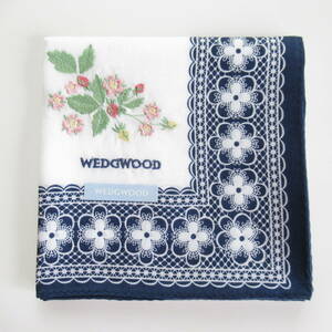 ■未使用　WEDGWOOD ウェッジウッド　ハンカチ　刺繍■