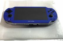 極美品　PS Vita 本体　PlayStation Vita サファイア　ブルー_画像4
