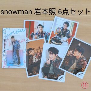 美品あり 岩本照 スノーマン snowman アクリルスタンド 公式写真 6点セット アクスタ ブラザービート ひーくん スノ