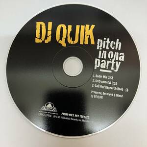 黒箱2 HIPHOP,R&B DJ QUIK - PITCH IN ONA PARTY INST,シングル,PROMO盤 CD 中古品