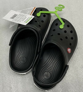 ◇ crocs キッズ ジュニア サンダル ブラック [ J2/20cm ] 【保管品】 子供用 シューズ クロックス / 未使用(S230824_5)