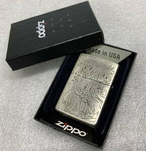 ◇ 魔法少女まどかマギカ外伝 マギアレコード Zippo 刻印：E/20 【着火確認済み】 【キズ汚れ多め】 佐川急便発送 / 中古(S231013_2)