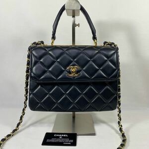 CHANEL シャネル　ラムスキン　チェーン　ハンドバッグ　ショルダーバッグ　1円スタート　レディース　2wayバッグ